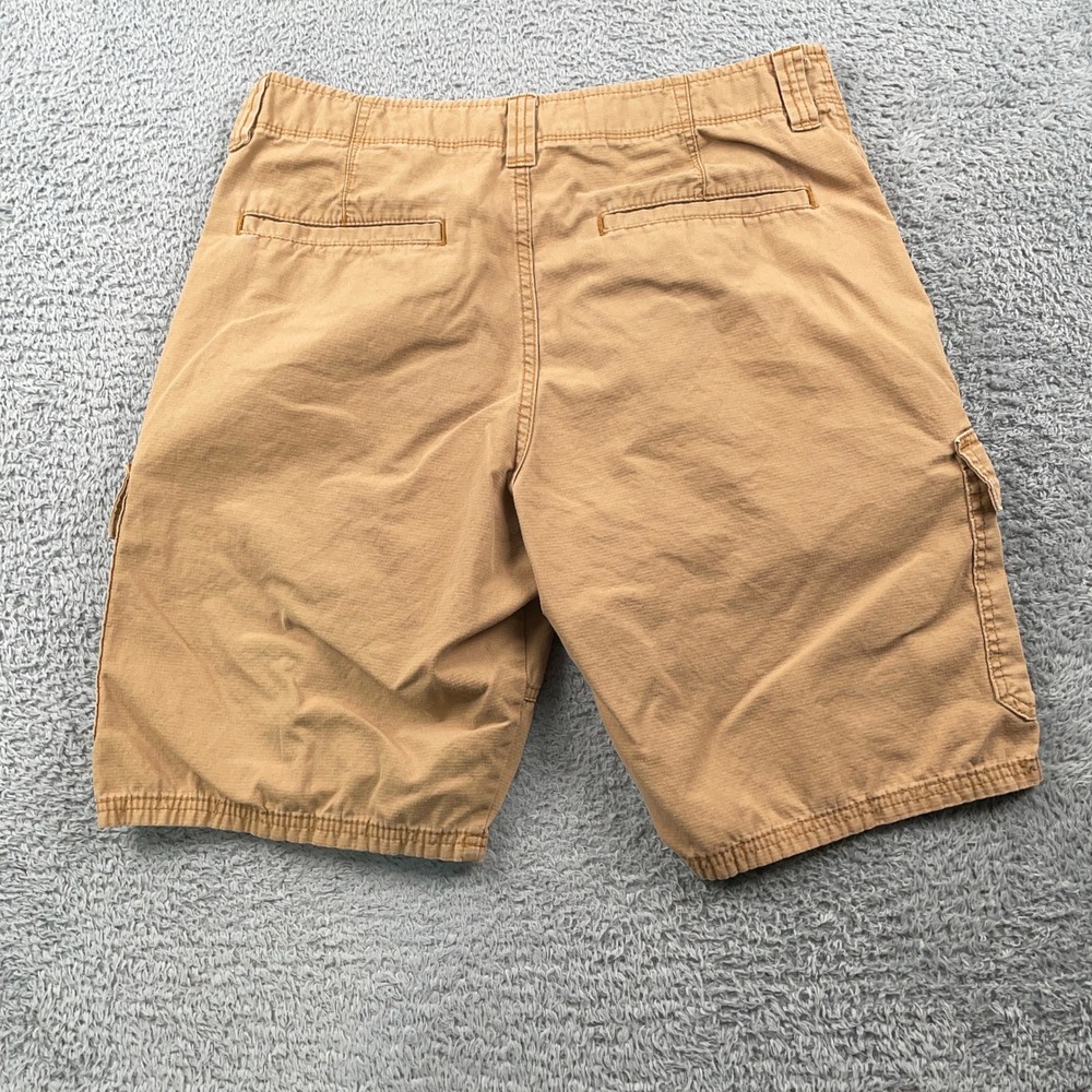 Wrangler Cargo Shorts Mens 32 Brown Cotton Casual Outdoor Workwear Hiking - Picture 2 of 8